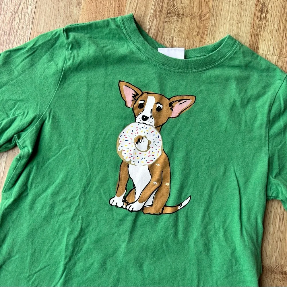 Hanna Andersson Dog Donut Shirt Size 10 - Picture 2 of 4